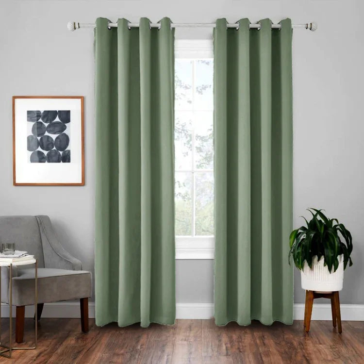 Rèm chắn nắng cách nhiệt chính xác cao, rèm màu trơn, 42x84 Inch（107x213CM）, 52x63 Inch（132x160CM）, 52x84（132x213）