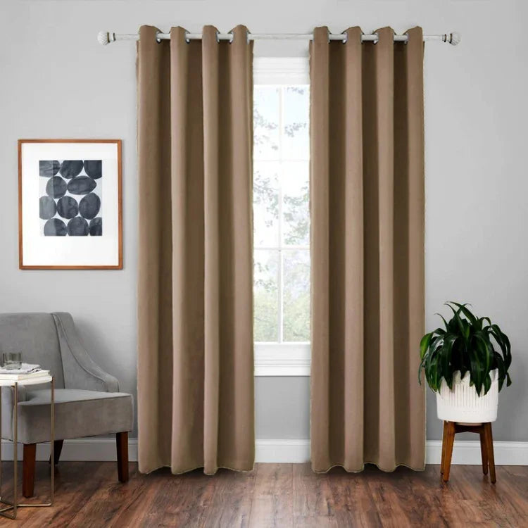 Rèm chắn nắng cách nhiệt chính xác cao, rèm màu trơn, 42x84 Inch（107x213CM）, 52x63 Inch（132x160CM）, 52x84（132x213）
