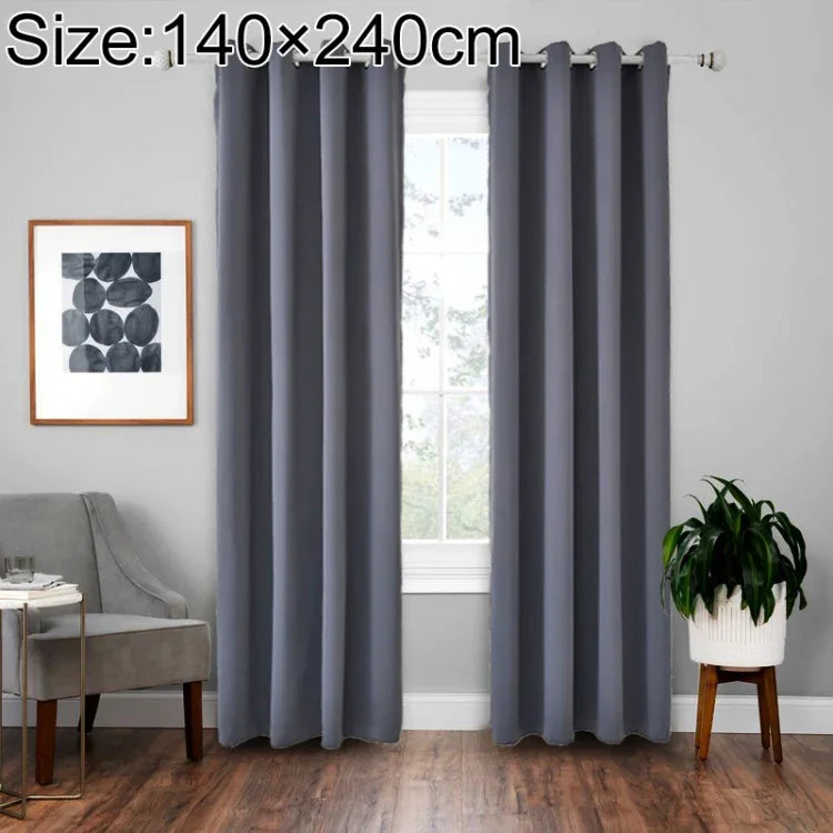 Rèm chắn nắng cách nhiệt chính xác cao, rèm màu trơn, 52x95 Inch（132x240CM）, 140x175, 42x63 Inch（107x160CM）, 140×240, 52×63 Inch（132×160CM）, 140x225
