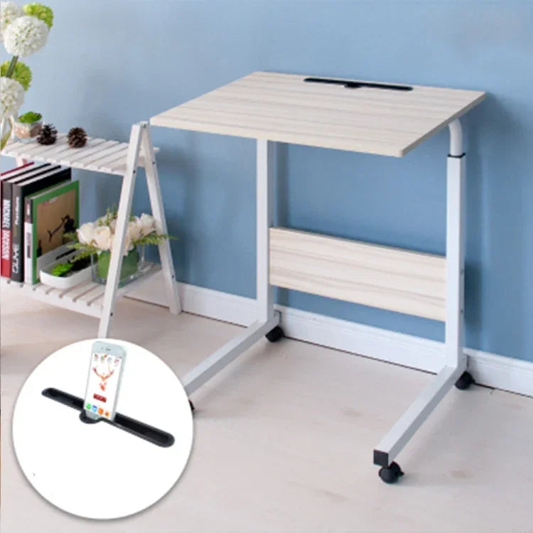 Bàn laptop tháo rời cho giường lười, bàn học, bàn máy tính cạnh giường, Kích thước: 60x40cm
