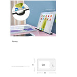Bàn laptop tháo rời cho giường lười, bàn học, bàn máy tính cạnh giường, Kích thước: 60x40cm