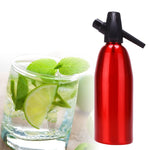 Bình xịt soda CO2 thủ công, máy tạo bọt nước, máy làm đồ uống lạnh cocktail soda, nhôm, dụng cụ làm soda tại nhà, dung tích: 1L
