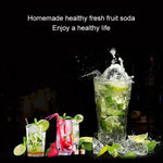 Bình xịt soda CO2 thủ công, máy tạo bọt nước, máy làm đồ uống lạnh cocktail soda, nhôm, dụng cụ làm soda tại nhà, dung tích: 1L