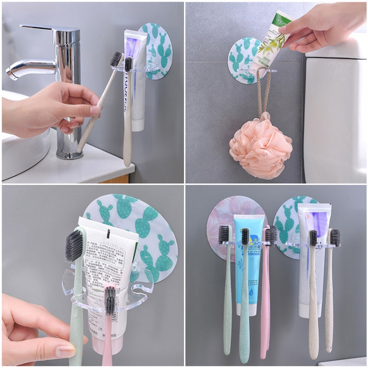 Giá đựng bàn chải đánh răng nhựa, hộp đựng kem đánh răng, hộp đựng bàn chải, màu trắng, hồng, xanh lá