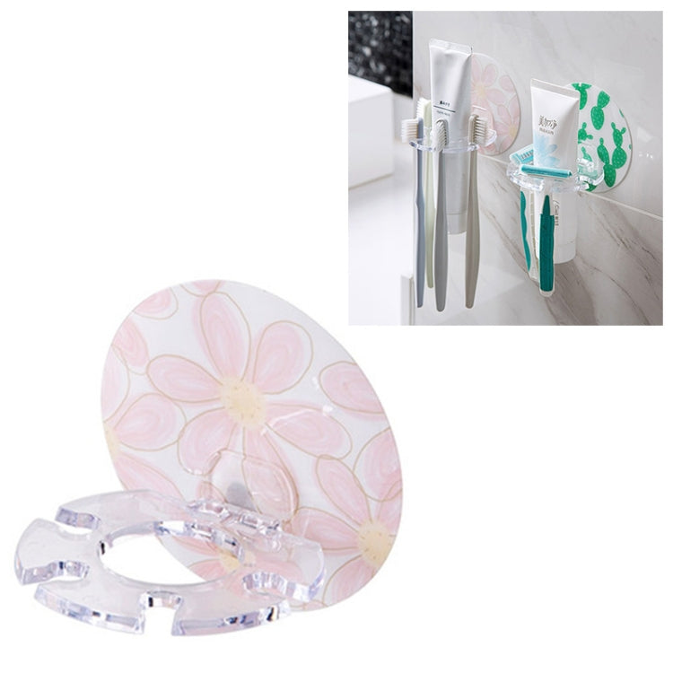 Giá đựng bàn chải đánh răng nhựa, hộp đựng kem đánh răng, hộp đựng bàn chải, màu trắng, hồng, xanh lá