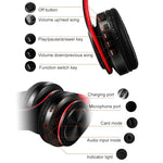 Tai nghe Bluetooth tai nghe không dây Stereo gập được thể thao có micro, tai nghe rảnh tay MP3