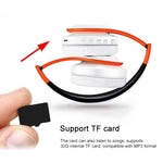 Tai nghe Bluetooth tai nghe không dây Stereo gập được thể thao có micro, tai nghe rảnh tay MP3