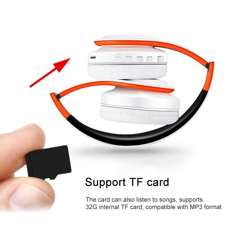 Tai nghe Bluetooth tai nghe không dây Stereo gập được thể thao có micro, tai nghe rảnh tay MP3