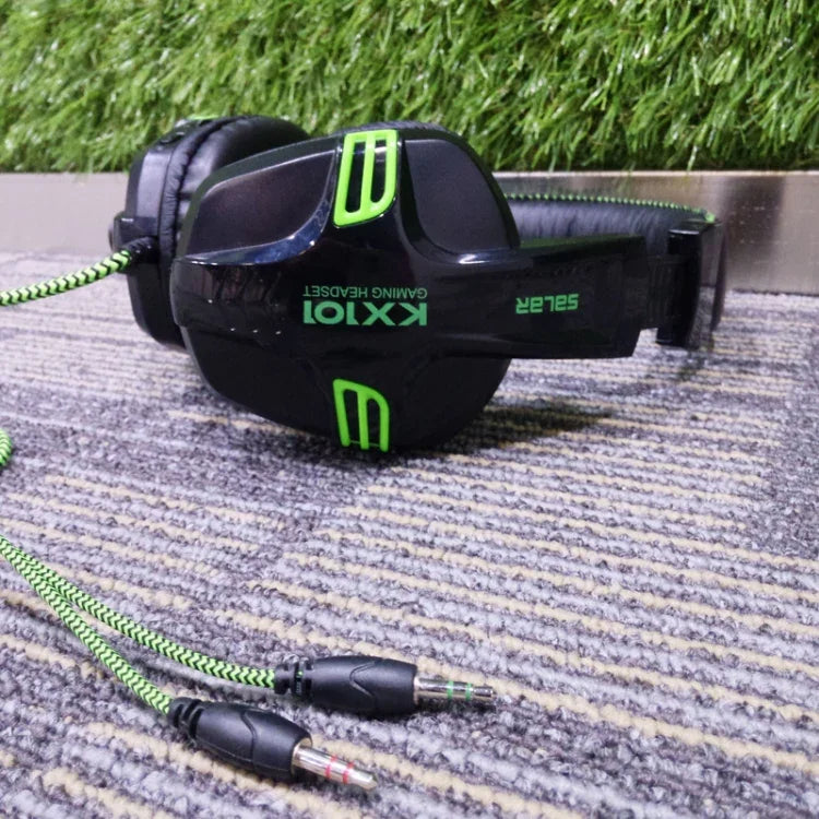 Tai nghe có dây Salar KX101 3.5mm cho chơi game PC, tai nghe stereo có Microphone cho máy tính