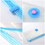 3 PCS Hot Vacuum Bag Storage Organizer Transparent Border Foldable Extra Large Seal Compressed Travel Saving Space Bags, 3 PCS 60 x 80cm, 3 PCS 70 x 100cm, 3 PCS  80 x 110cm