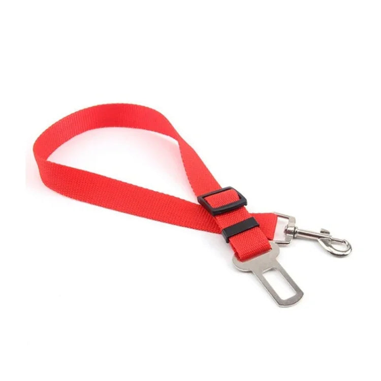 Dây Dẫn Dây Đai An Toàn Ghế Ô Tô Cho Chó Thú Cưng Kẹp Nylon, Đỏ, Đen, Xanh Dương