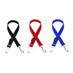 Dây Dẫn Dây Đai An Toàn Ghế Ô Tô Cho Chó Thú Cưng Kẹp Nylon, Đỏ, Đen, Xanh Dương
