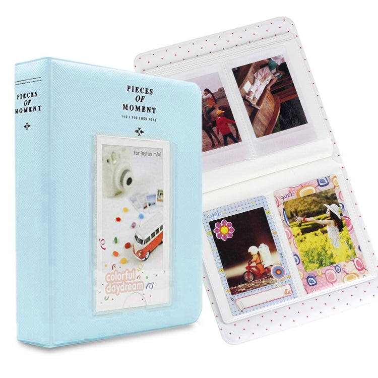 64 Pockets Name Card Pieces for Fujifilm Instax Mini 8 /7s /70 /25 /50s /90, 64 Pockets Beige, 64 Pockets Blue, 64 Pockets Green, 64 Pockets Orange, 64 Pockets Pink, 64 Pockets Sky Blue