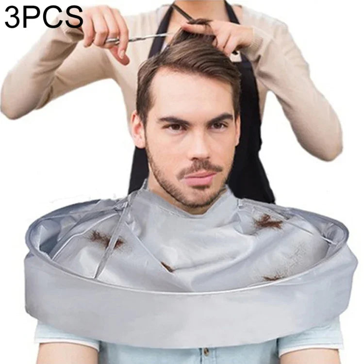 3 chiếc áo choàng cắt tóc tự làm, Áo choàng ô dù cho tiệm cắt tóc, Tạp dề sáng tạo, Polyester
