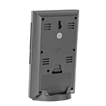 Máy đo nhiệt độ độ ẩm kỹ thuật số LCD gia đình, đồng hồ báo thức, Máy đo độ ẩm