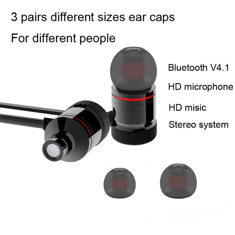 Tai nghe Bluetooth không dây MoreBlue S07 kim loại từ tính âm thanh nổi bass tai nghe thể thao không dây có mic