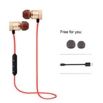 Tai nghe Bluetooth không dây MoreBlue S07 kim loại từ tính âm thanh nổi bass tai nghe thể thao không dây có mic