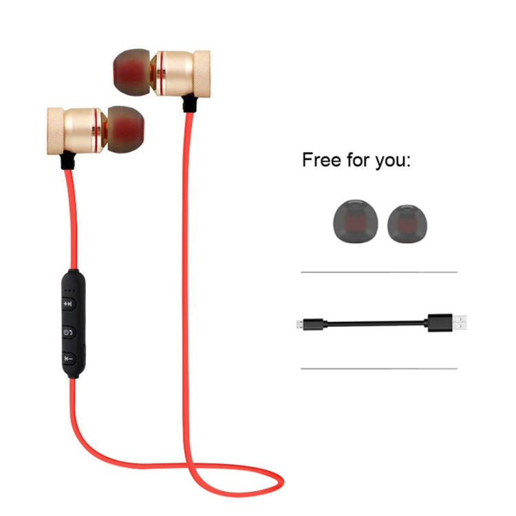 Tai nghe Bluetooth không dây MoreBlue S07 kim loại từ tính âm thanh nổi bass tai nghe thể thao không dây có mic