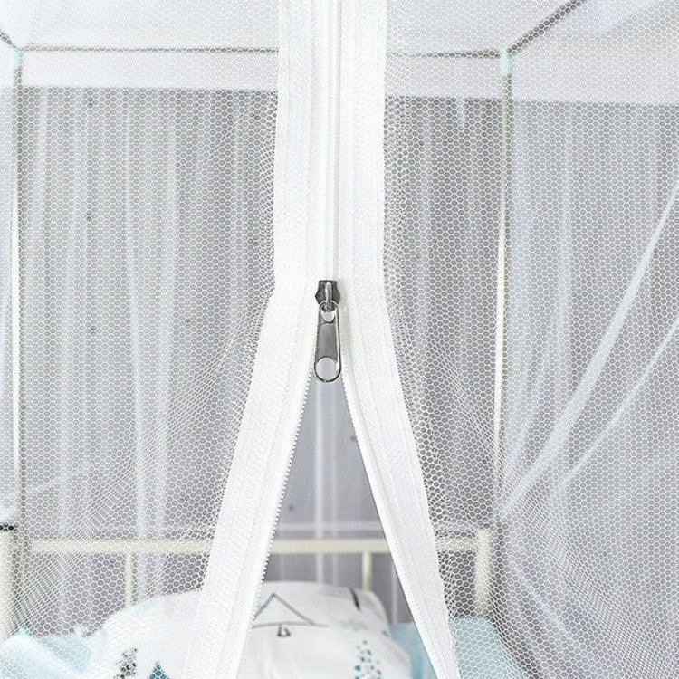 Màn chống muỗi cửa đơn trên giường ký túc xá sinh viên, lắp đặt miễn phí, kích thước 90x190x150 cm (không có giá đỡ), 90x190x150 cm (có giá đỡ)