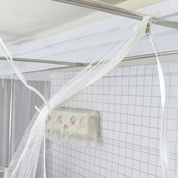 Màn chống muỗi cửa đơn trên giường ký túc xá sinh viên, lắp đặt miễn phí, kích thước 90x190x150 cm (không có giá đỡ), 90x190x150 cm (có giá đỡ)