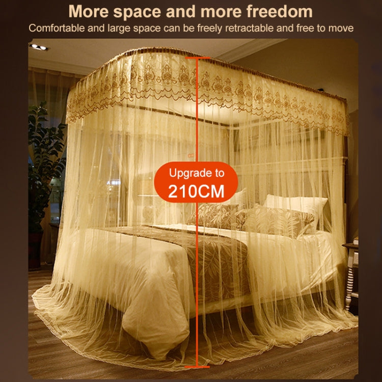 Màn chống muỗi ba cửa kéo được ray dẫn hướng hình chữ U, 120x200 cm, 150x200 cm, 180x200 cm, 180x220 cm, 200x220 cm