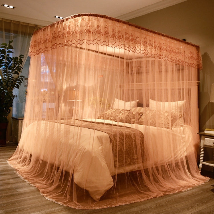 Màn chống muỗi ba cửa kéo được ray dẫn hướng hình chữ U, 120x200 cm, 150x200 cm, 180x200 cm, 180x220 cm, 200x220 cm