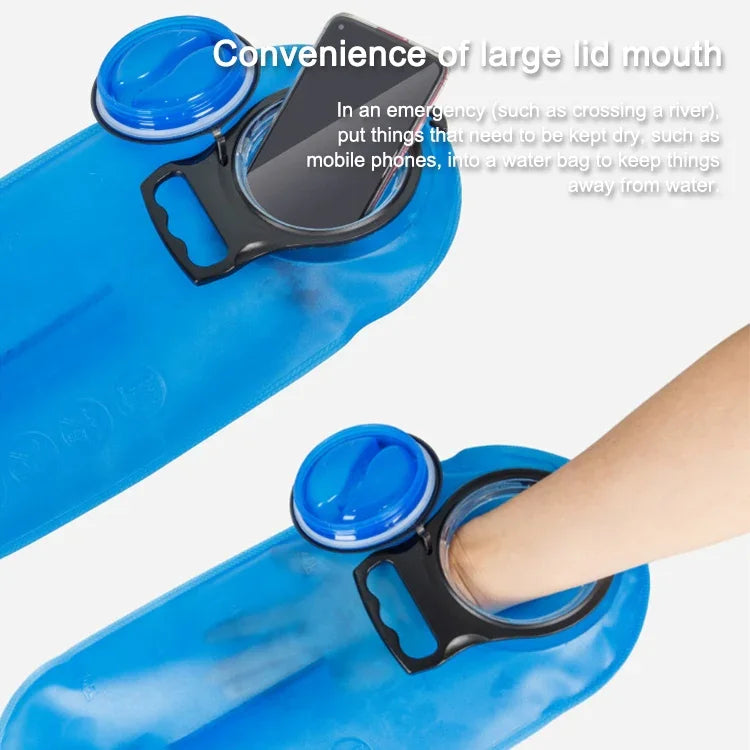 Túi nước xe đạp ngoài trời, túi nước thể thao, túi nước cắm trại, 2L, 3L