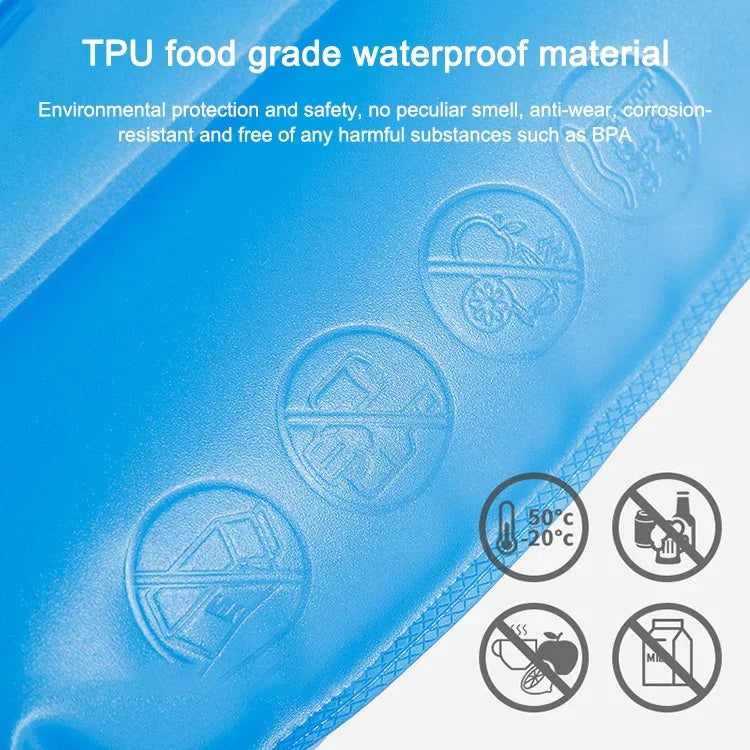 Túi nước xe đạp ngoài trời, túi nước thể thao, túi nước cắm trại, 2L, 3L