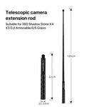 Gậy Tự Sướng Phụ Kiện Máy Quay Hành Động 1.2m Cho Insta360 ONE X và ONE Sport, Phụ Kiện Tay Cầm 1.2m cho Insta360 ONE X / ONE