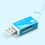 Đầu đọc thẻ nhớ đa năng 1 trong 1 cho Memory Stick Pro Duo Micro SD, TF, M2, MMC, SDHC MS