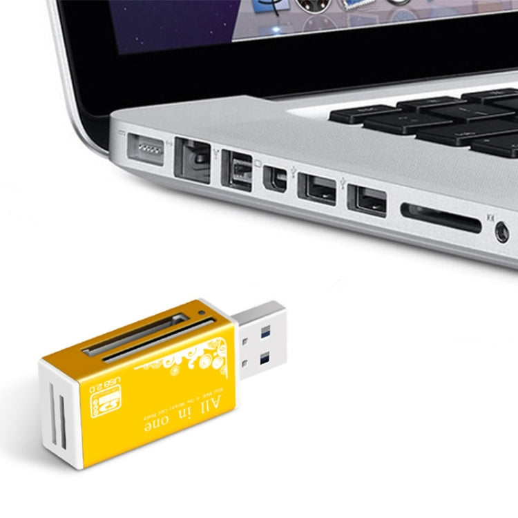 Đầu đọc thẻ nhớ đa năng 1 trong 1 cho Memory Stick Pro Duo Micro SD, TF, M2, MMC, SDHC MS