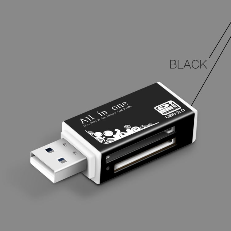 Đầu đọc thẻ nhớ đa năng 1 trong 1 cho Memory Stick Pro Duo Micro SD, TF, M2, MMC, SDHC MS
