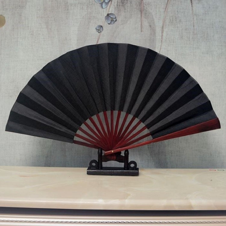 Quạt Gấp Vải Lụa Trơn Màu Thuần Trung Quốc Kiểu Quạt Thư Pháp, 8 inch, 10 inch