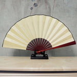 Quạt Gấp Vải Lụa Trơn Màu Thuần Trung Quốc Kiểu Quạt Thư Pháp, 8 inch, 10 inch