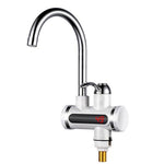 Máy nước nóng bếp 220V không bình chứa, vòi nước nóng điện tử có hiển thị nhiệt độ, nước từ dưới lên, nước từ bên hông