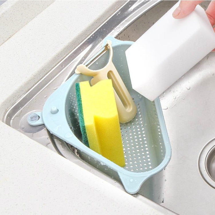 Giá để rau củ nhà bếp, giá để chậu rửa, giá để ráo nước, giá treo hình tam giác, khay treo không cần khoan
