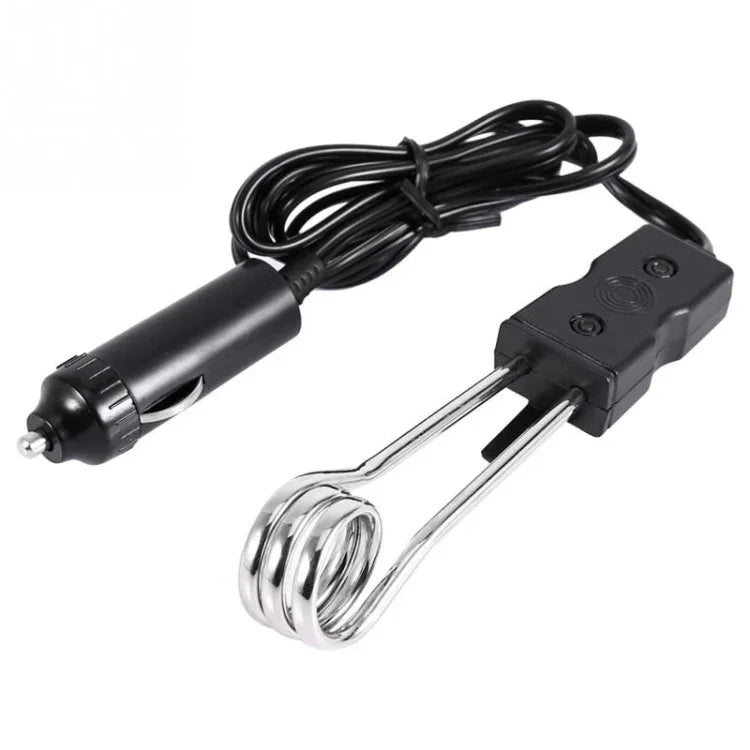 Máy Đun Nước Ngâm Điện 12V/24V Di Động Dùng Cho Xe Ô Tô, Du Lịch, Cắm Trại, Dã Ngoại, 12V, 24V