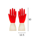 1 đôi găng tay rửa nhà hai màu dùng trong gia đình, làm việc nhà, giặt giũ, rửa bát, găng tay latex, size S, M, L, XL