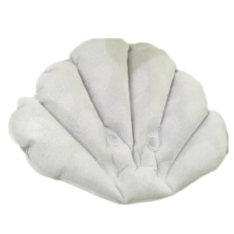 Gối bồn tắm mềm hình vỏ sò, thoải mái cho spa tại nhà, đệm bồn tắm bơm hơi, giao màu ngẫu nhiên, đệm bồn tắm bơm hơi spa