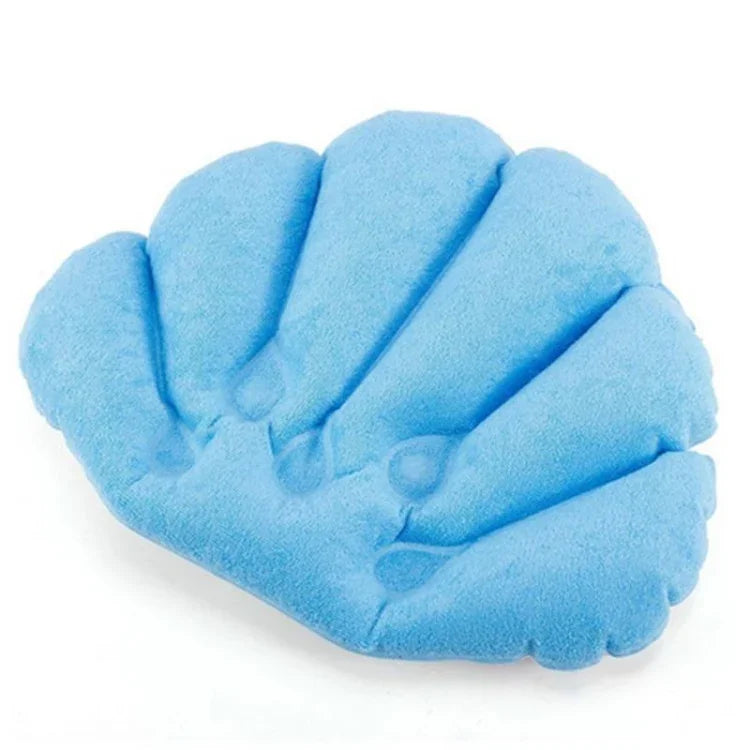 Gối bồn tắm mềm hình vỏ sò, thoải mái cho spa tại nhà, đệm bồn tắm bơm hơi, giao màu ngẫu nhiên, đệm bồn tắm bơm hơi spa