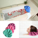 Gối bồn tắm mềm hình vỏ sò, thoải mái cho spa tại nhà, đệm bồn tắm bơm hơi, giao màu ngẫu nhiên, đệm bồn tắm bơm hơi spa
