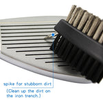 Bộ cọ vệ sinh khe bóng gậy golf, ZY-0021 cọ xanh dương, ZY-0021 cọ đen, ZY-0021 cọ xanh lá, ZY-0021 cọ đỏ, ZY-0021 cọ cam