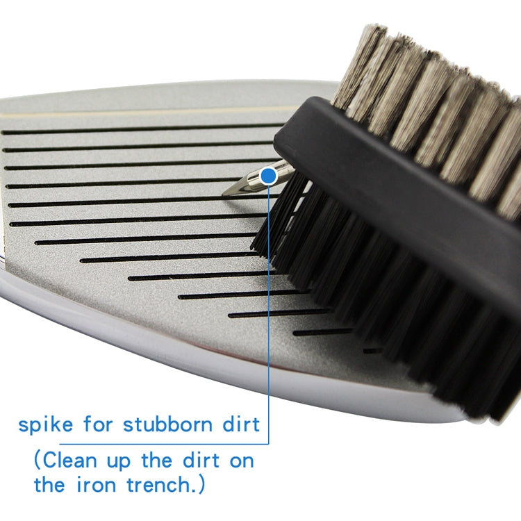 Bộ cọ vệ sinh khe bóng gậy golf, ZY-0021 cọ xanh dương, ZY-0021 cọ đen, ZY-0021 cọ xanh lá, ZY-0021 cọ đỏ, ZY-0021 cọ cam