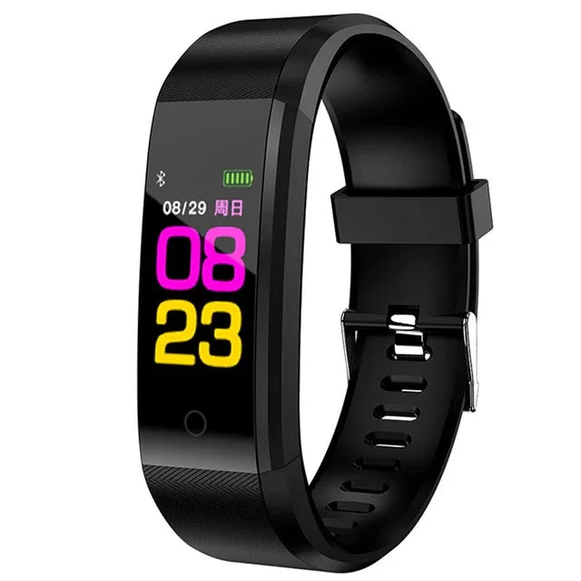 Vòng tay thông minh ID115 Plus theo dõi thể dục đo nhịp tim huyết áp đo bước chân sức khỏe chạy bộ cho IOS Android, ID115 Plus Đen, ID115 Plus Tím, ID115 Plus Xanh dương, ID115 Plus Đỏ, ID115 Plus Xanh đậm