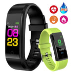 Vòng tay thông minh ID115 Plus theo dõi thể dục đo nhịp tim huyết áp đo bước chân sức khỏe chạy bộ cho IOS Android, ID115 Plus Đen, ID115 Plus Tím, ID115 Plus Xanh dương, ID115 Plus Đỏ, ID115 Plus Xanh đậm