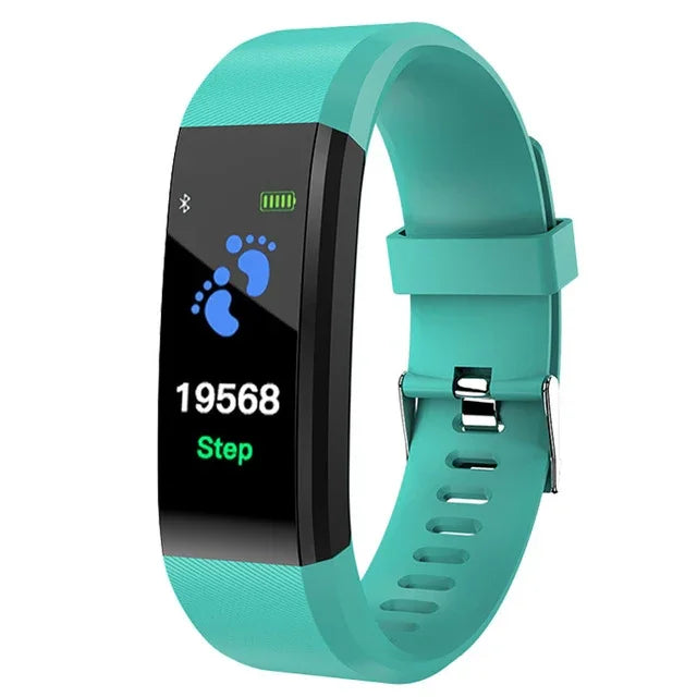 Vòng tay thông minh ID115 Plus theo dõi thể dục đo nhịp tim huyết áp đo bước chân sức khỏe chạy bộ cho IOS Android, ID115 Plus Đen, ID115 Plus Tím, ID115 Plus Xanh dương, ID115 Plus Đỏ, ID115 Plus Xanh đậm