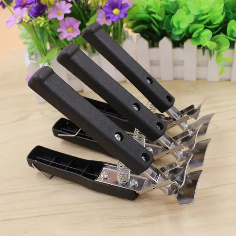 Kẹp tay cầm nồi chảo chống nóng chống bỏng cho cắm trại dã ngoại, kẹp gắp bát màu đen