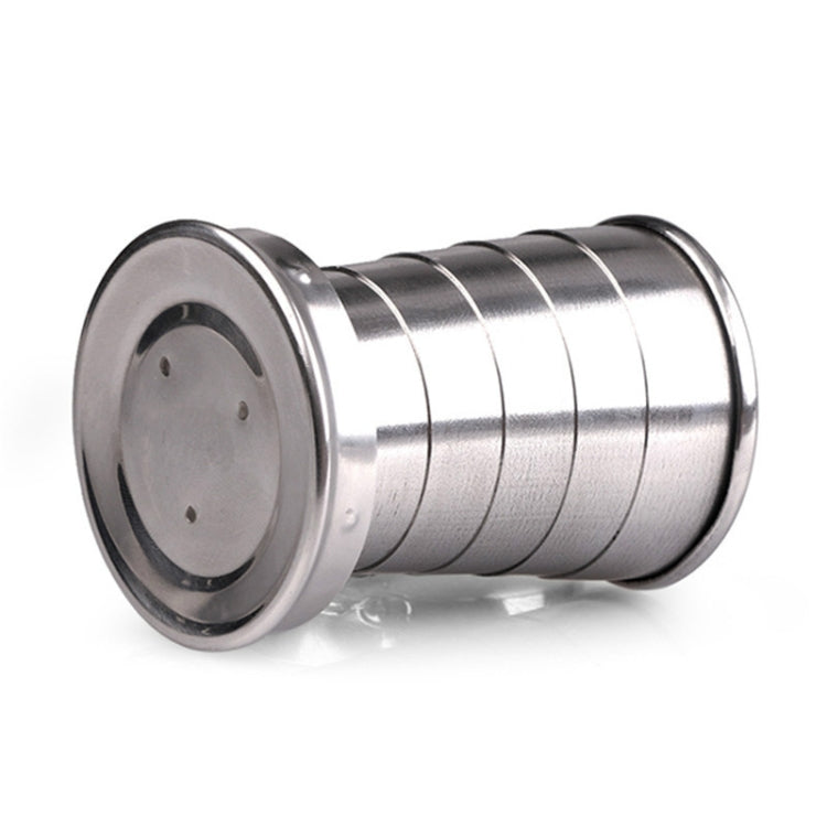Cốc gấp cắm trại bằng thép không gỉ, cốc du lịch ngoài trời, cốc đi bộ cắm trại di động, cốc gấp, S 60ML, L 250ML