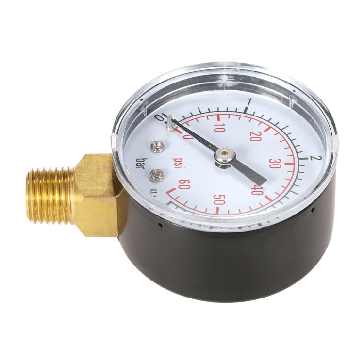 Đồng hồ đo áp suất thủy lực lọc hồ bơi chống sốc bằng thép không gỉ, Đồng hồ đo áp suất