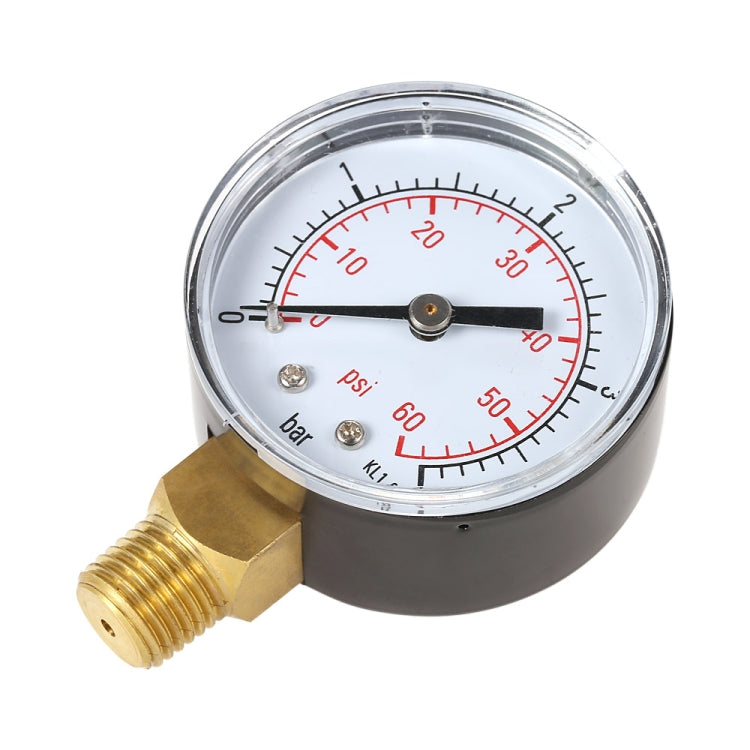 Đồng hồ đo áp suất thủy lực lọc hồ bơi chống sốc bằng thép không gỉ, Đồng hồ đo áp suất